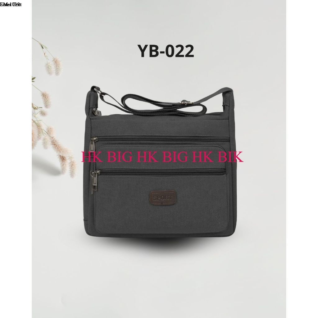 Tas Selempang YB-022 Slempang Pria / Shoulder Bag Kanvas