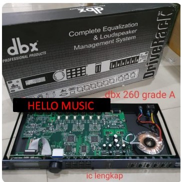 Loudspeaker Management DBX 260 Drive Rack Full IC Delay Fungsi Dbx260 Grade A