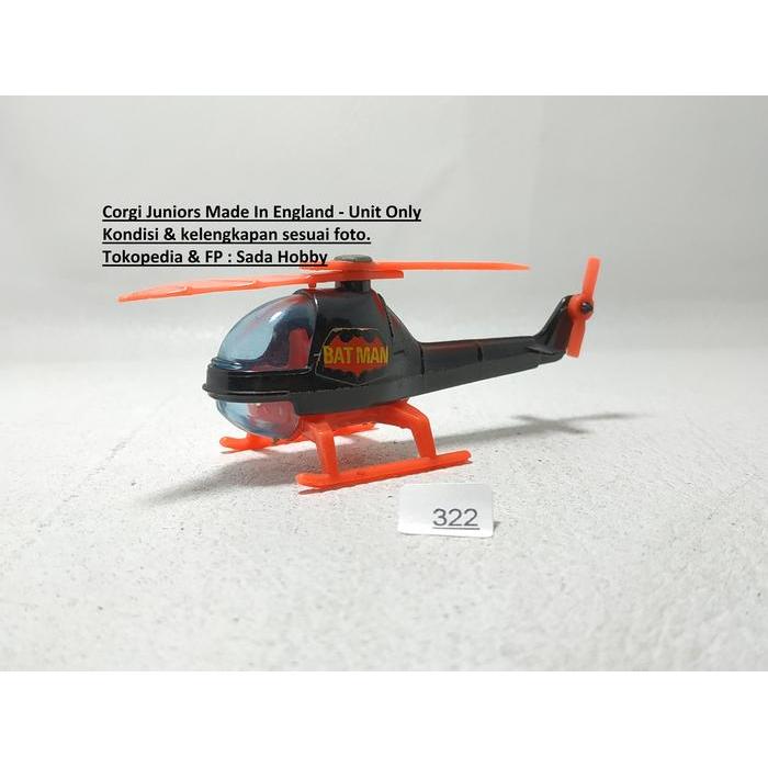 1976 Vintage Corgi Junior Batman Batcopter Helicopter Unit Only SBAtoys