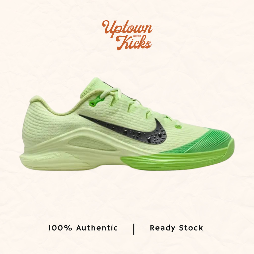Nike Tennis Men Vapor 12 Hard Court Light Liquid Lime Australia Open Sepatu Tenis Pria IB6555-300 (1