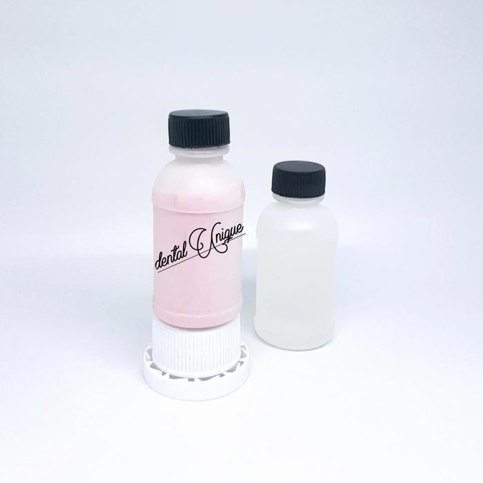 Paketan Sc liquid dan bubuk 50ml 50gr lem gigi palsu yg pat