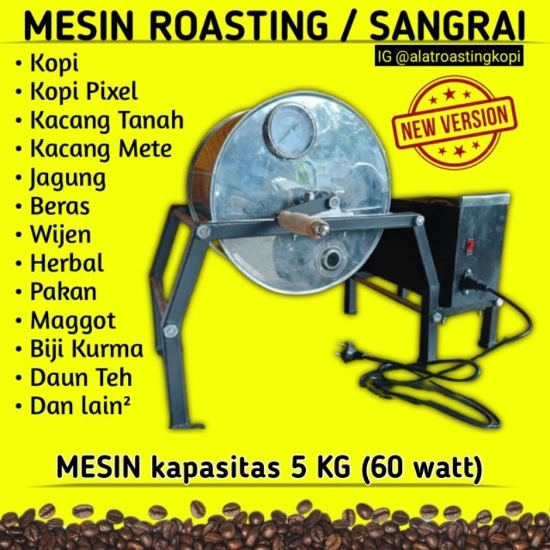 PROMO Mesin Roasting • Mesin Sangrai • Mesin Roasting Kopi • Mesin Sangrai Kopi • Coffee Roaster • R