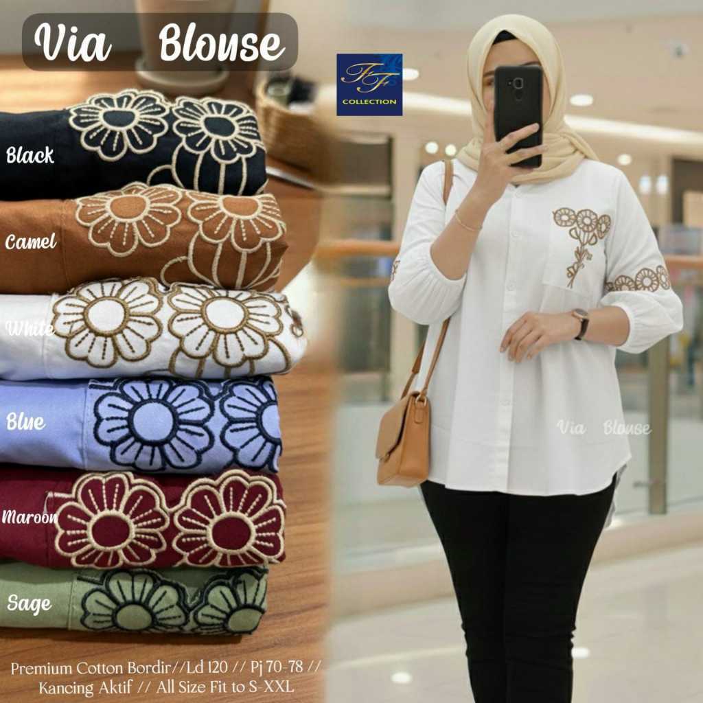 2201    VIA BLOUSE    by FF