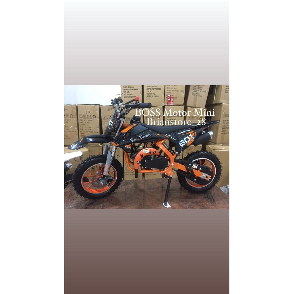 MOTOR MINI TRAIL NEW RANGER// TRAIL MINI NEW SK 50cc 2TAK// MAINAN BENSIN ANAK// MURAH