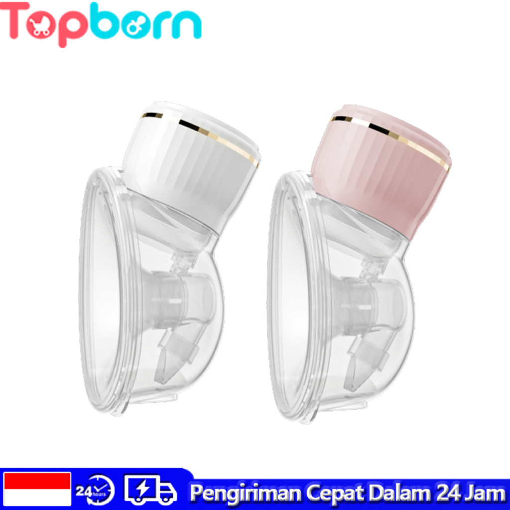 Topborn Pompa Asi Elektrik Portable 3 Mode 9 Level 180Ml Anti Bocor Tahan Tumpah Bebas Tangan Untuk Menyusui