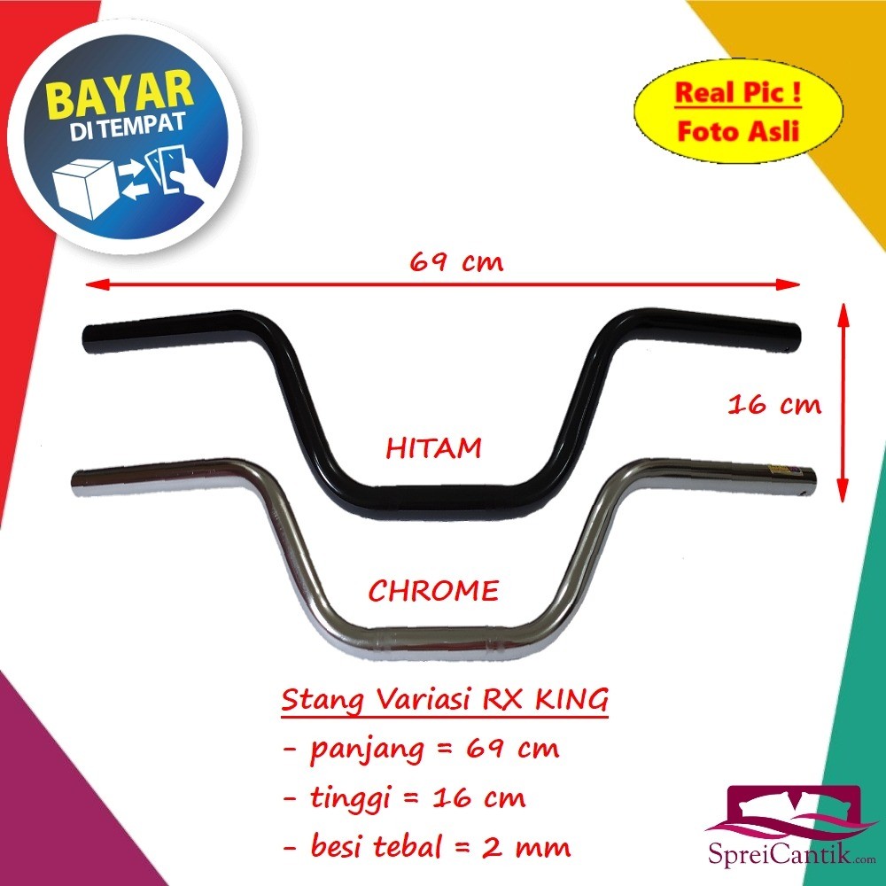 AY SHOP - Stang Variasi Motor Stir Universal