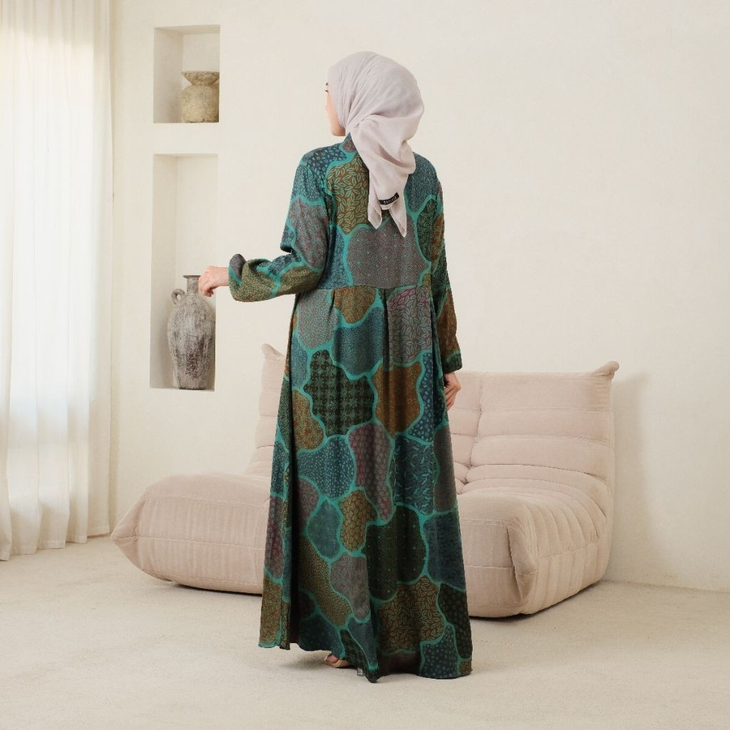 GAMIS BATIK GAMIS MOTIF DRESS BATIK PREMIUM GAMIS SAFIRA