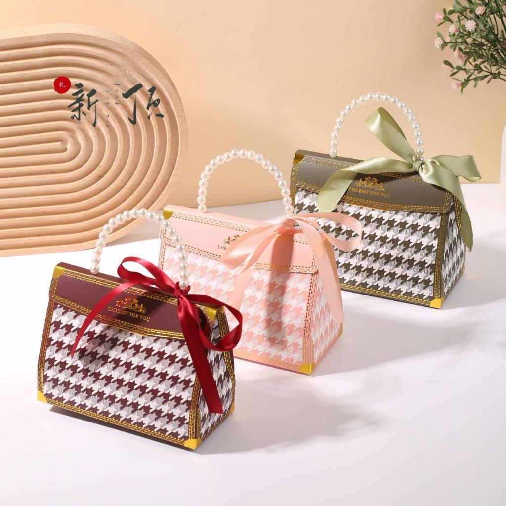 1PCS Box Hampers Tas/ Box Tenteng / Tas Parcel Mini/ Box Mini Hampers Souvenir/ Tas Mutiara