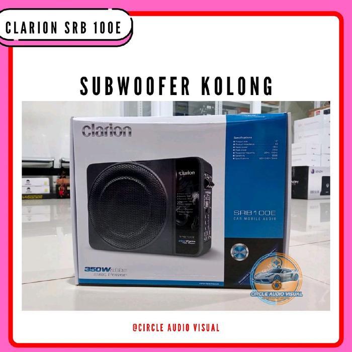 CLARION SRB100E -Subwoofer Active 10"  Speaker Bluetooth