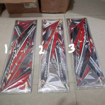 striping stiker Supra X 125 FI 2019