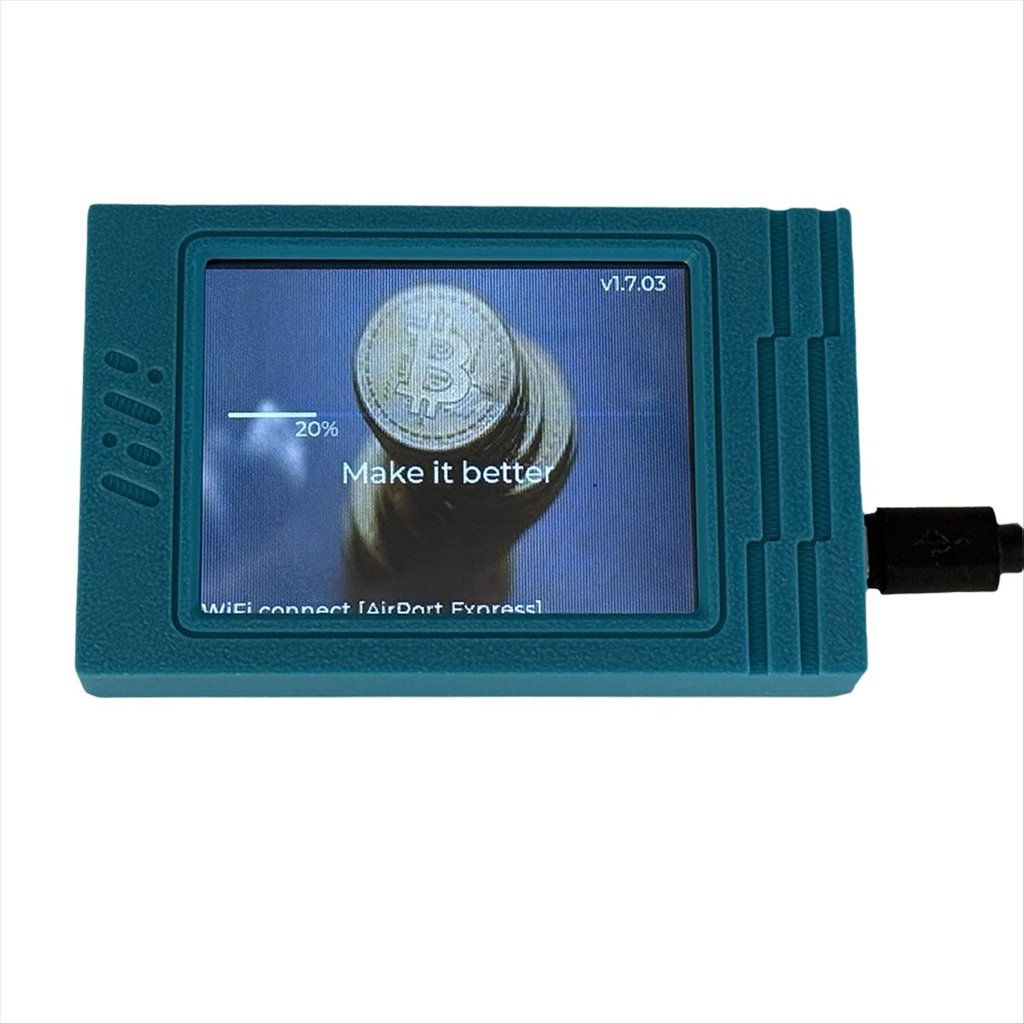 A64I NerdMiner V2 MAX BTC Solo Miner 1050KHS Crypto Miner 28 Inch Smart splay Miner Nerdminer Win 31