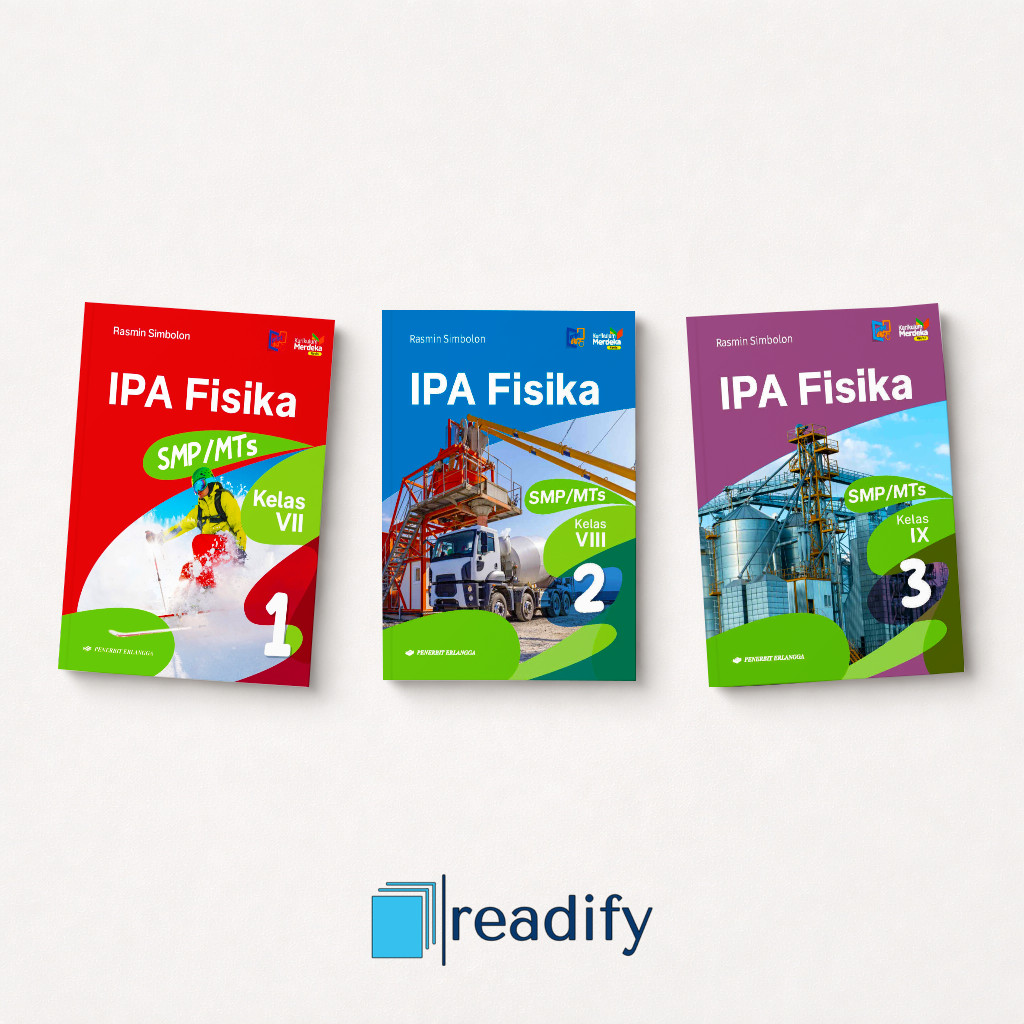 IPA Fisika Kelas 7 8 9 SMP Erlangga Kurikulum Merdeka Revisi Terbaru