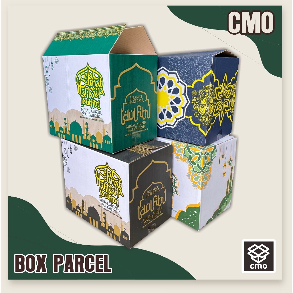 Kardus Parcel 40x25x33 cm Kardus | Parcel | Lebaran | idul Fitri | sembako | hampers | eid mubarak |