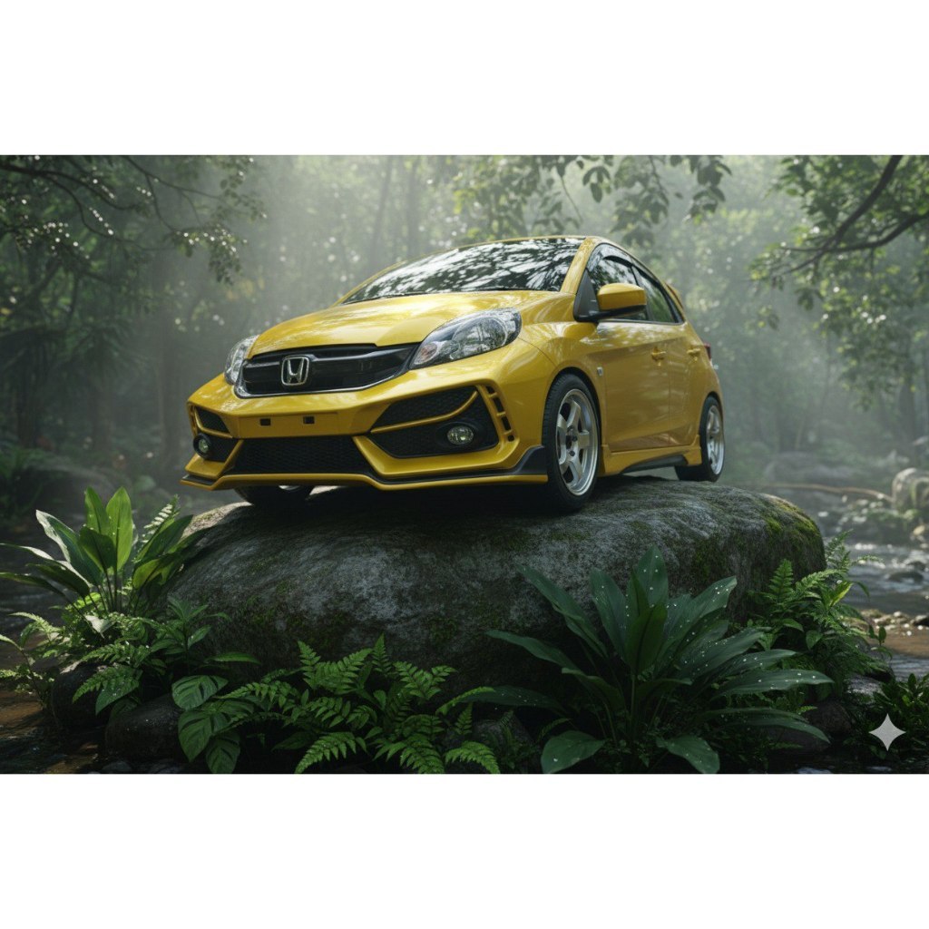 cicilan 0% bodykit honda brio satya 2013-2017 bodikit brio body kit brio old