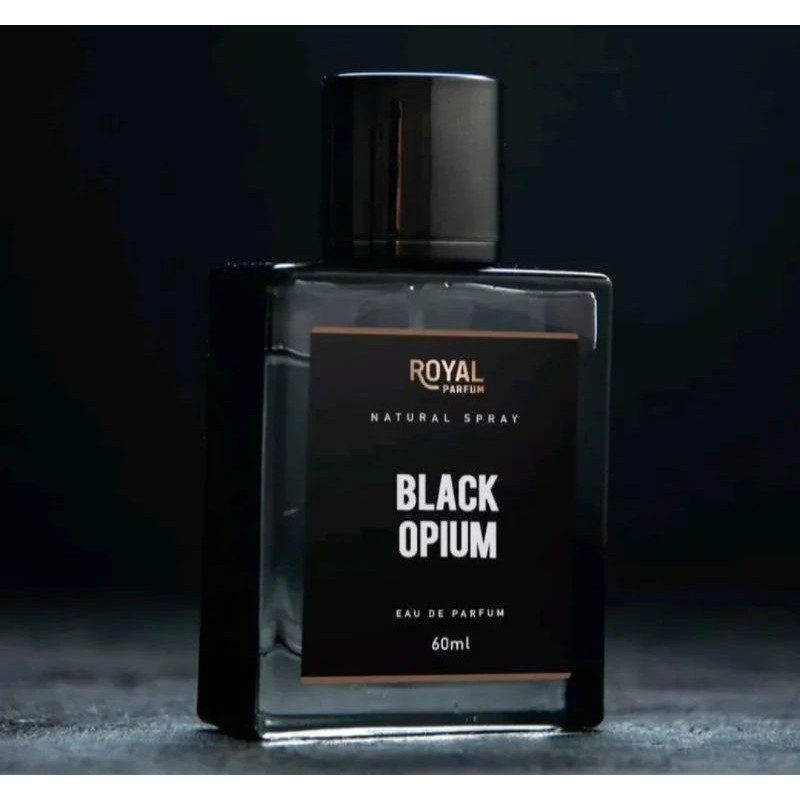 BELI 1 GRATIS 1 | PARFUM PRIA Unisex ROYAL BLACK OPIUM EAU DE PARFUME ORIGINAL 30ML - MINYAK WANGI L