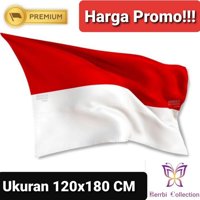 Happy Feast Bendera Merah Putih Ukuran 120x180