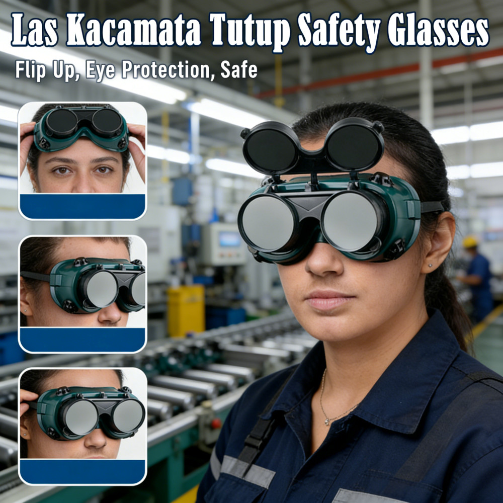 Kacamata las tahan debu Kacamata las Kacamata las listrik tukang Kacamata keselamatan pelindung Kaca