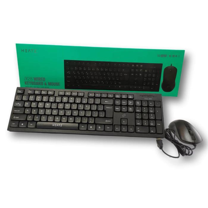 Keyboard Wired & Mouse Heatz ZK28