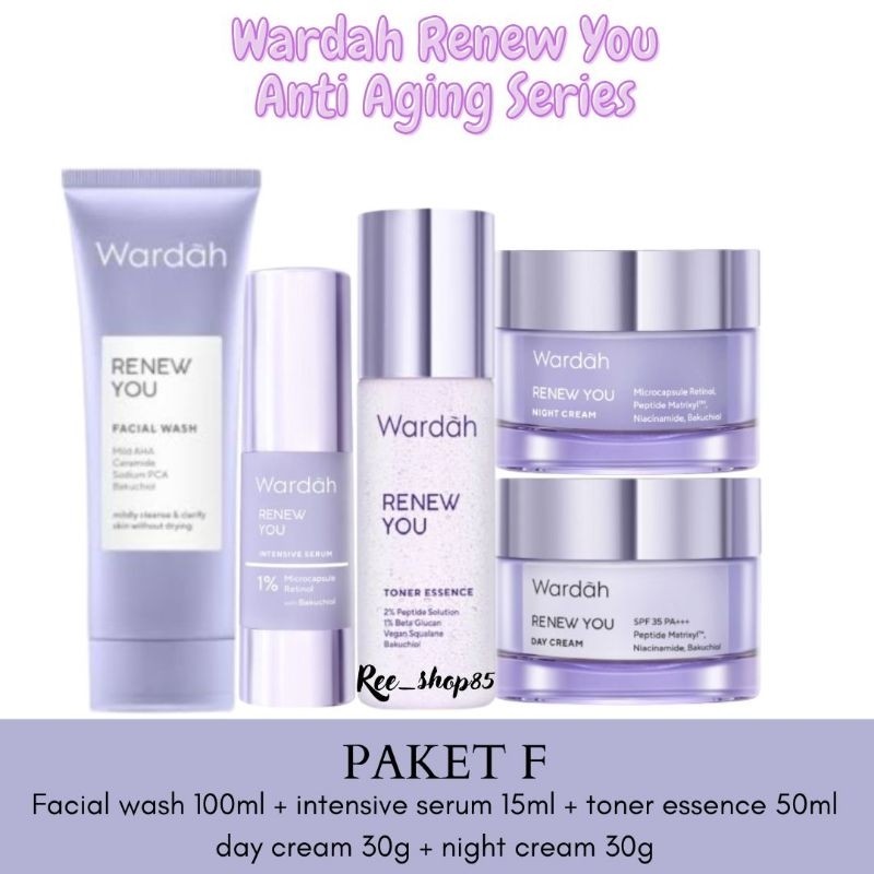 Wardah Renew You Anti Aging Series | Wardah Paket Renew You | Skincare Wardah