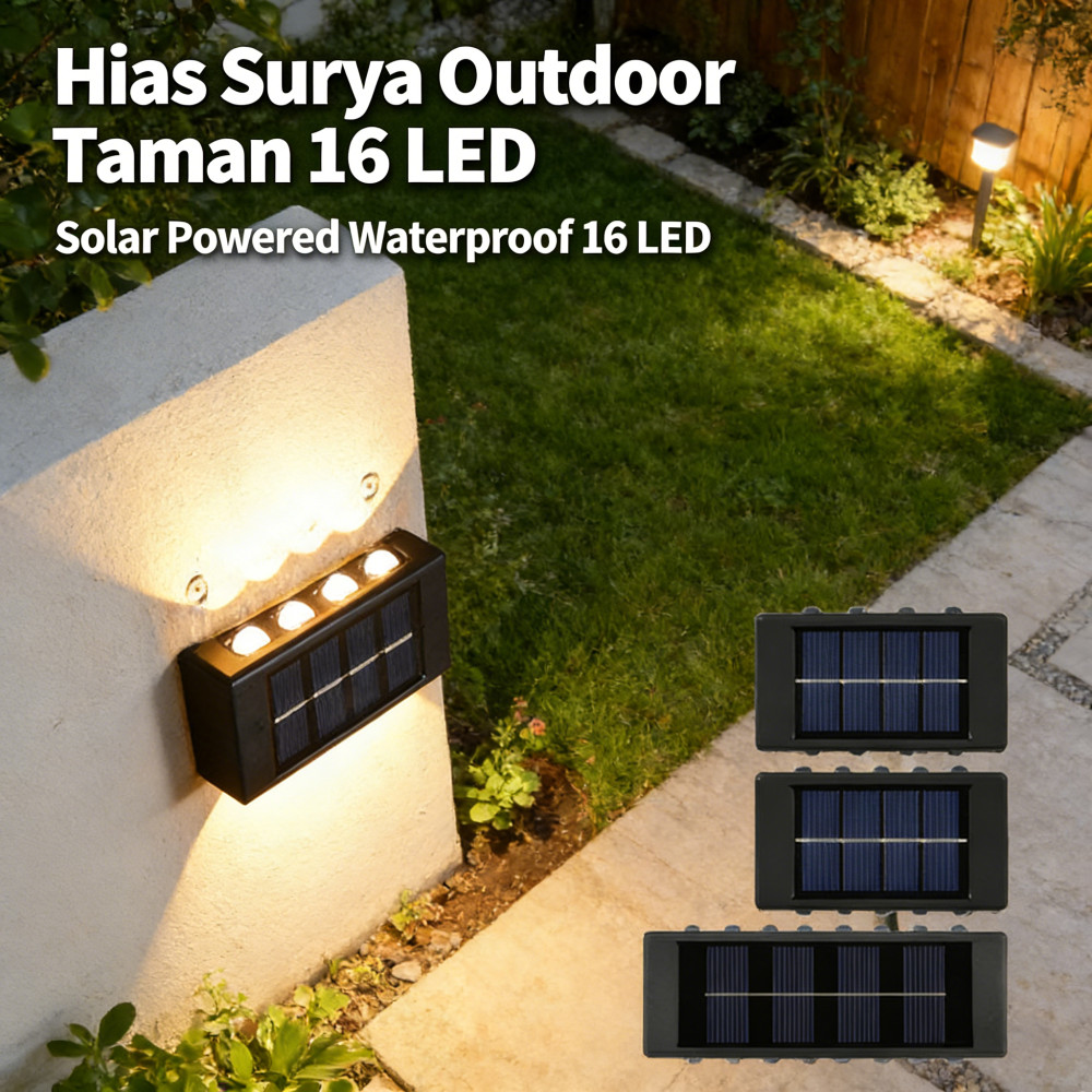 Taman 10 Outdoor LED Hias Surya 16/8