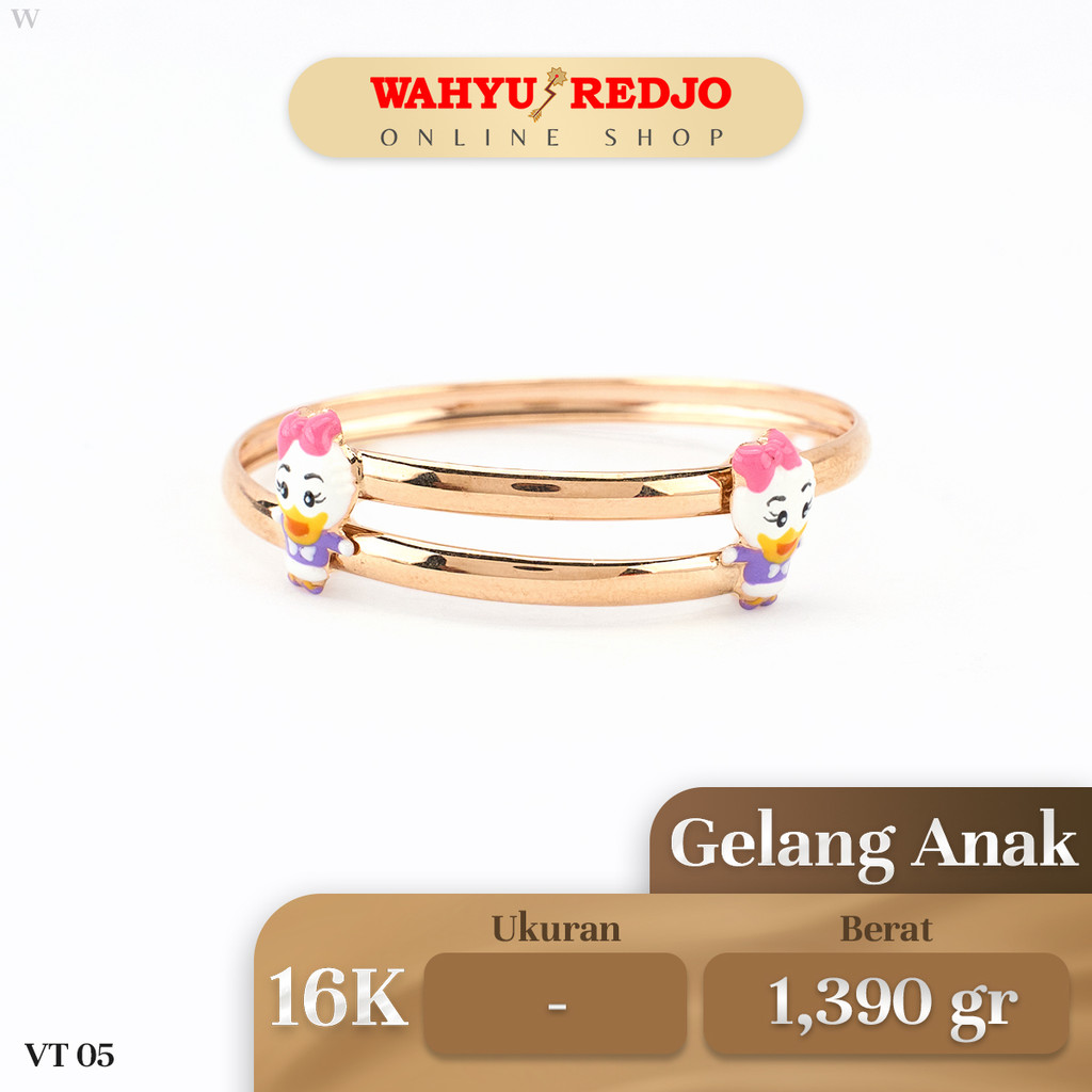 Gelang Emas Anak Kadar 16K Wahyu Redjo GLA-16K-30054422