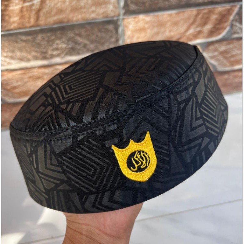 Peci Kopiah Songkok Malaysia Motif Sultan Putih Berkualitas