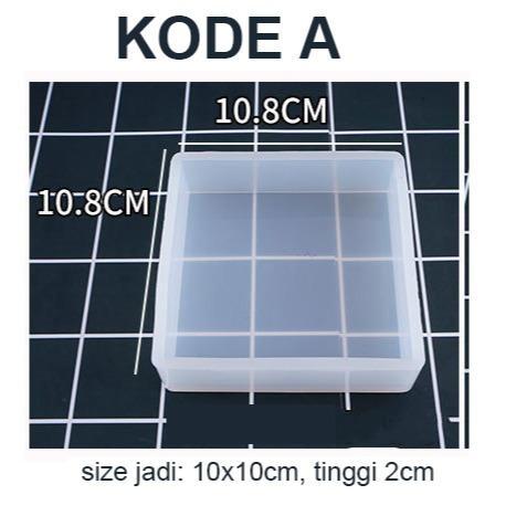 PROMO  Cetakan Kotak Persegi Panjang Cetakan Kolam Mold Resin Bahan Silikon - A