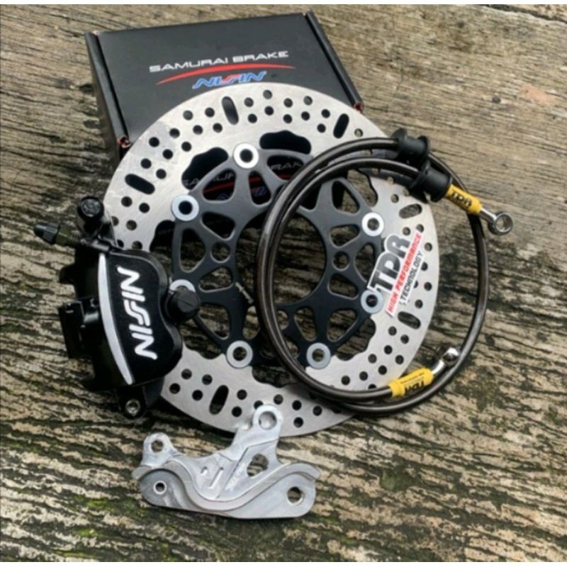 PAKET MIO SPORTY 5TL KALIPER 2P NSSN SAMURAI+DISC+SELANG REM DEPAN MIO SPORTY 5TL