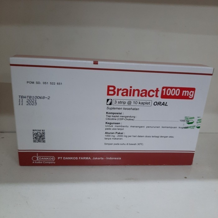 Brainact 1000 box 30 kapsul