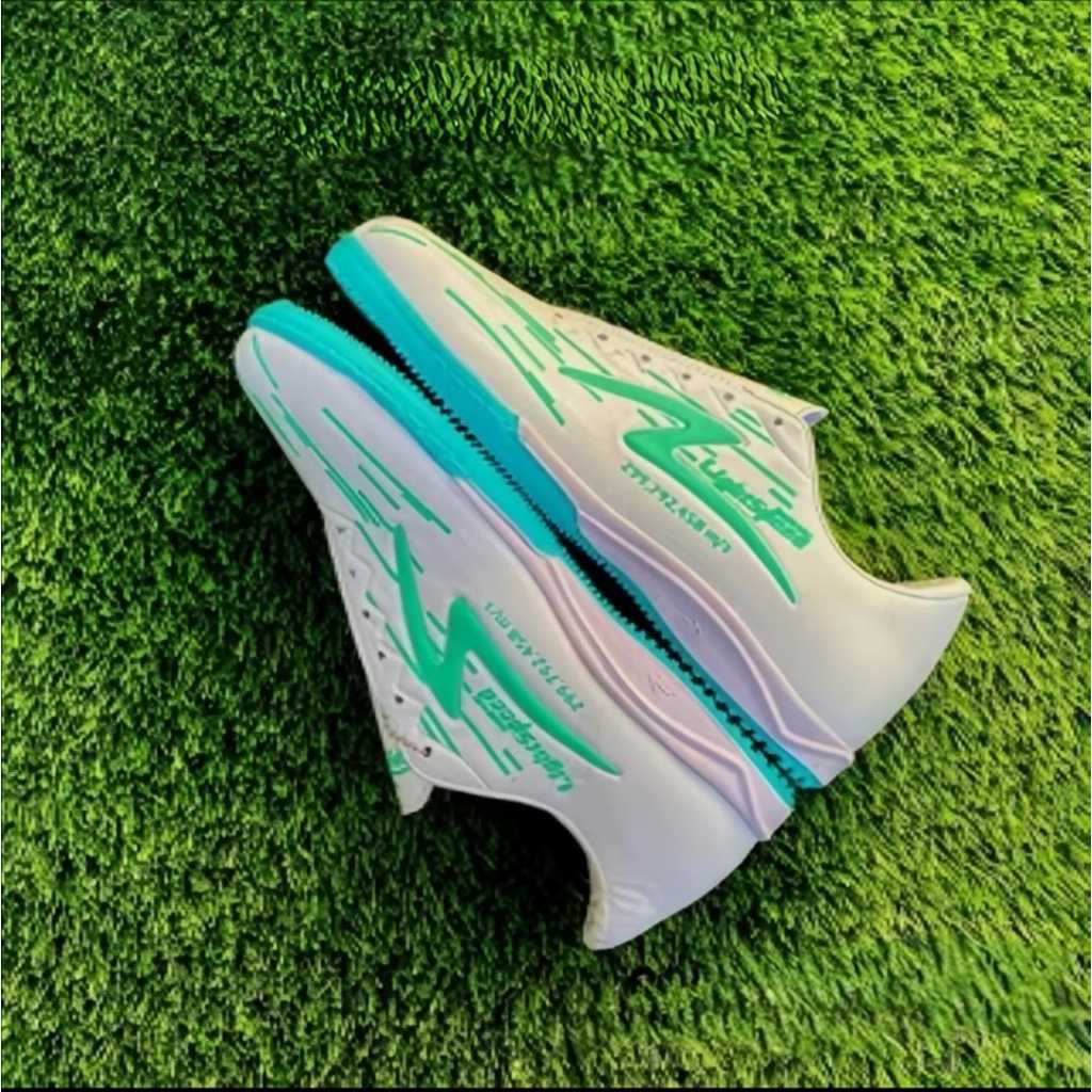 Specs Futsal Lightspeed Putih Hijau Reborn Unisex Bisa COD