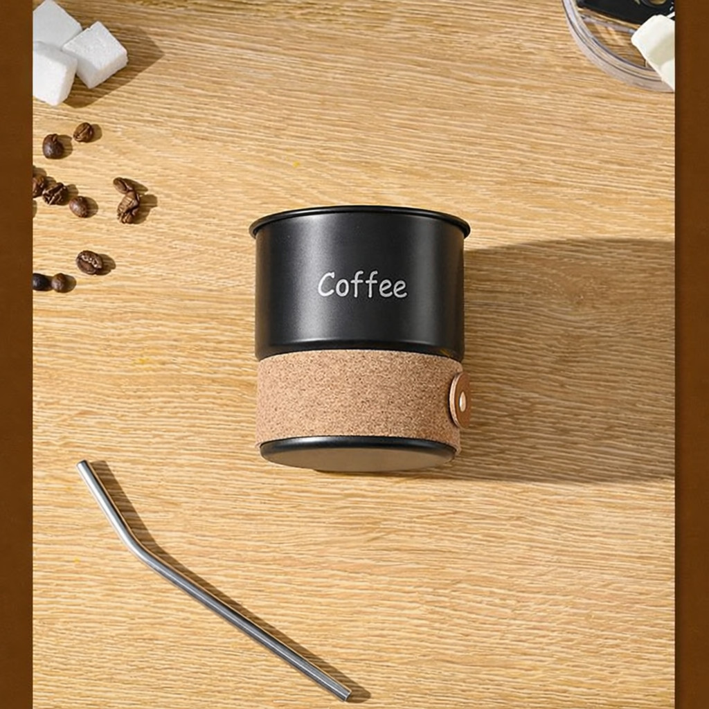 Tumbler Coffee Stainless Steel 304 420ml Botol Minum Panas Dingin, Gelas Coffee Cup Travel Anti Tump