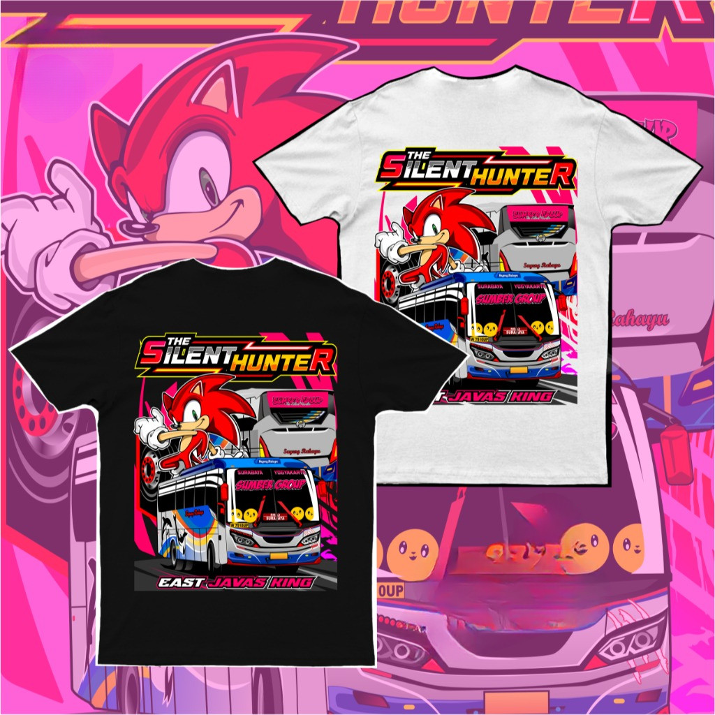 BAJU ATASAN ANAK EDISI BUSMANIA SILENT HUNTER SUGENG RAHAYU SUMBER GROUP T-SHIRT KAOS BUS ANAK