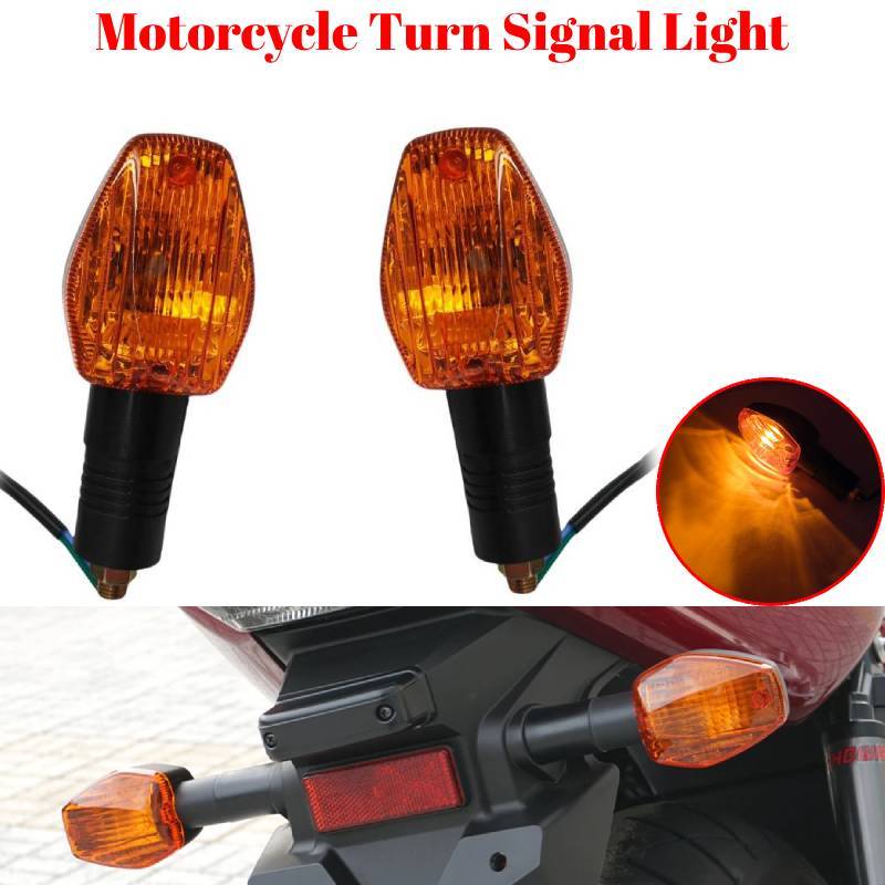 Lampu Sein Motor Warna Amber Universal 12V Lampu Indikator Sein Untuk Honda CB400 CBR600 CB1300 CBR1