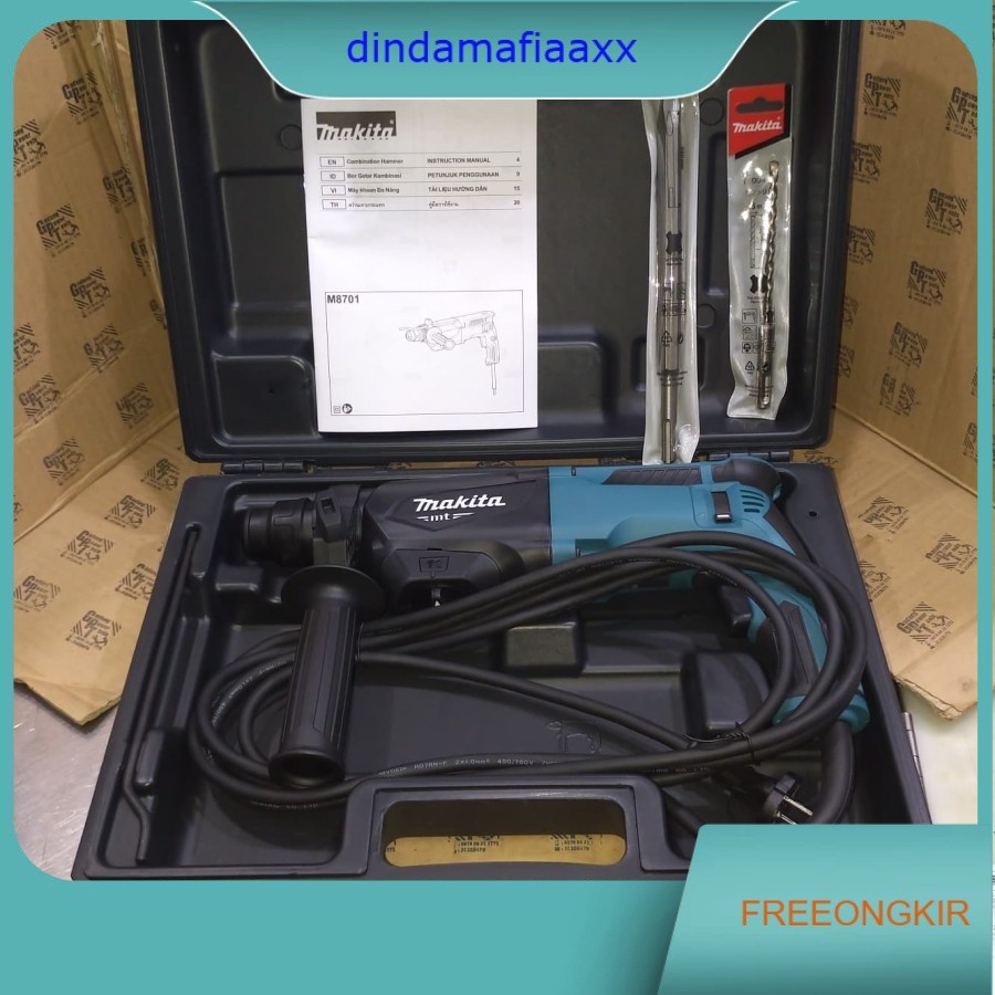 Mesin Bor Beton Bor Rotary Demolition Hammer SDS Makita