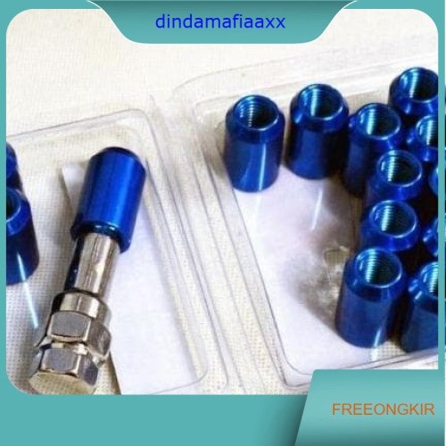 Lugnut 1.5 Mm Biru Kompatibel Berbagai Merek Mobil