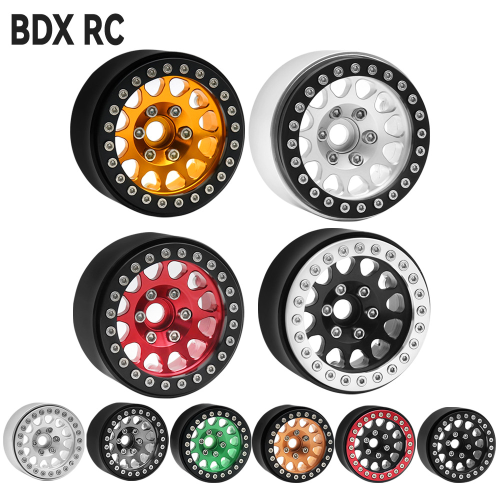 Metal 1.9 Beadlock Wheel Rim Hub for 1/10 Hsp Redcat Rc4wd WRAITH Tamiya Axial SCX10 D90 HPI RC Car 