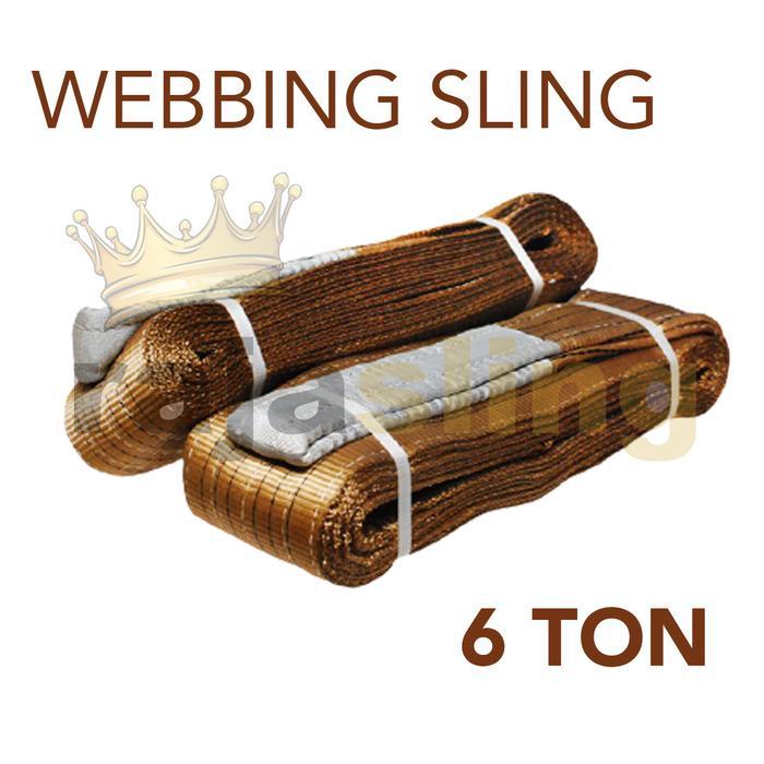 Webbing Sling Belt 6 Ton x 5 Meter Tali Angkat