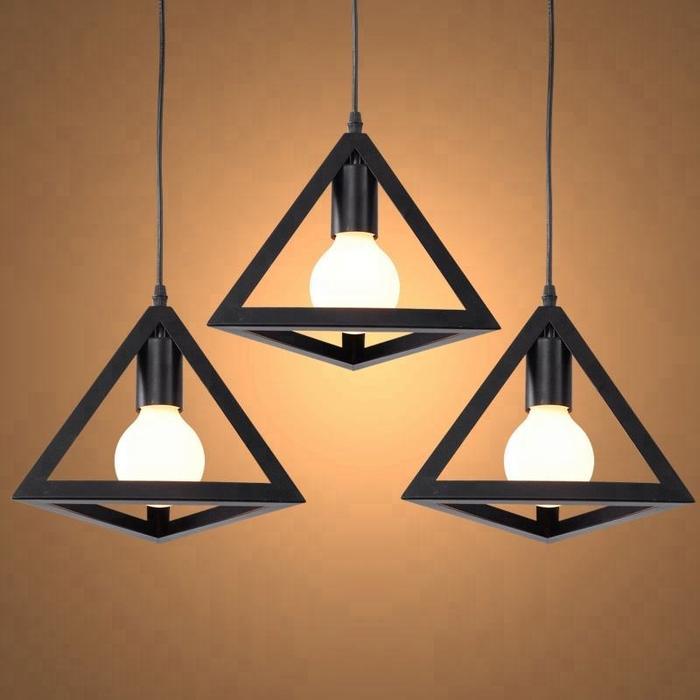 Fitting Lampu Gantung Plafon Estetik Lampu Cafe Fitting E27 Set