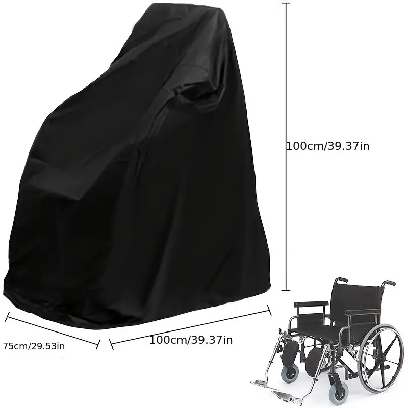 1pcs Electric Wheelchair Cover Waterproof Sunscreen Travel Electric Wheelchair Storage Cover Adjusta