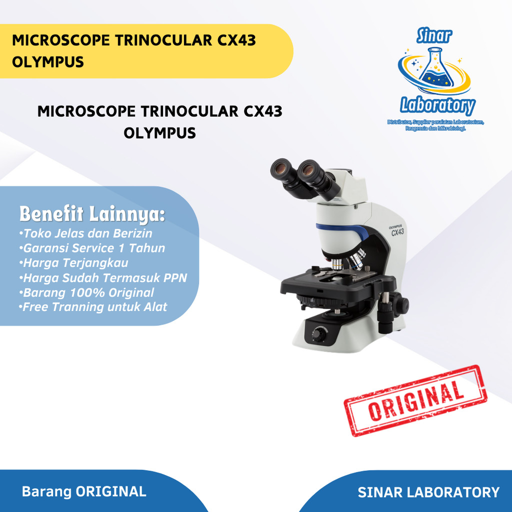 Microscope Trinocular CX43 Olympus