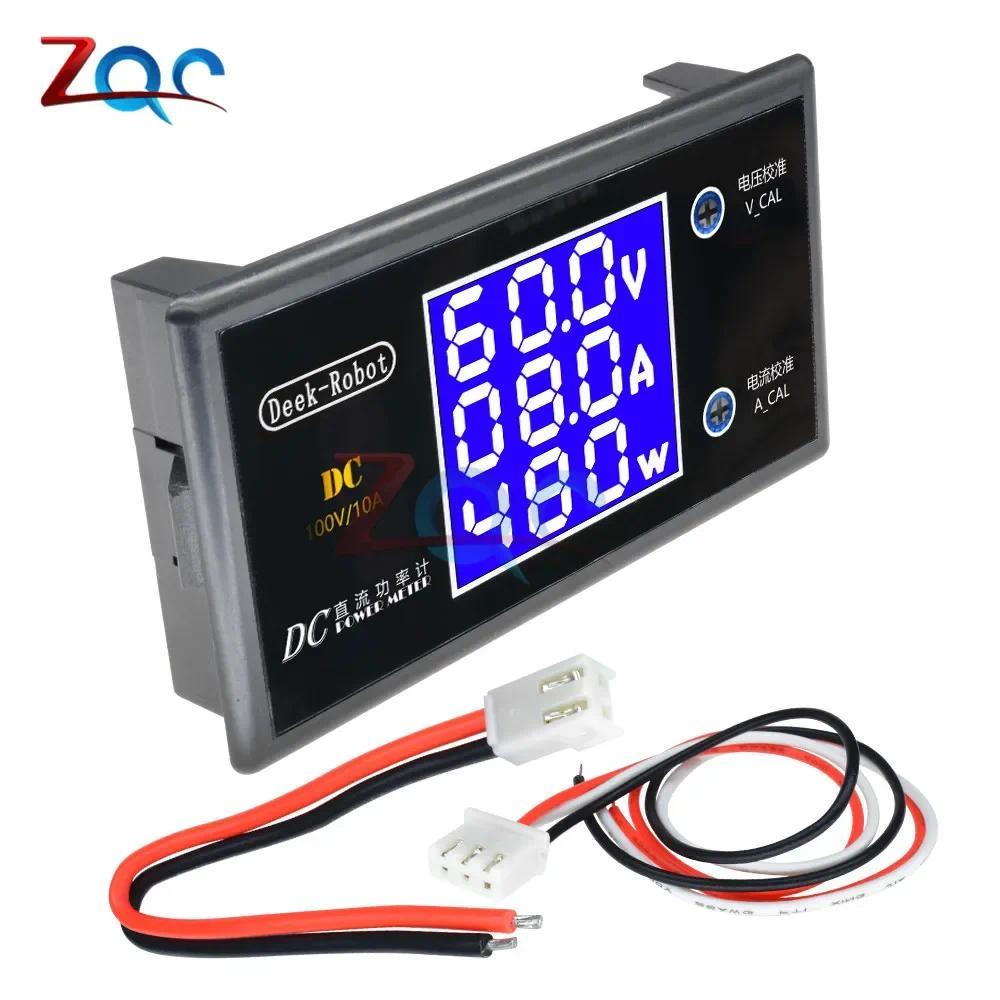 LCD gital Voltmeter Ammeter Wattmeter Voltage Current Power Meter Volt Detector Tester Monitor 48V 6