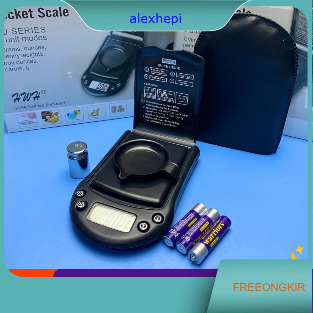 CHQ Pocket Scale || Timbangan Digital CHQ 200gr/0,01 | Digital Scale