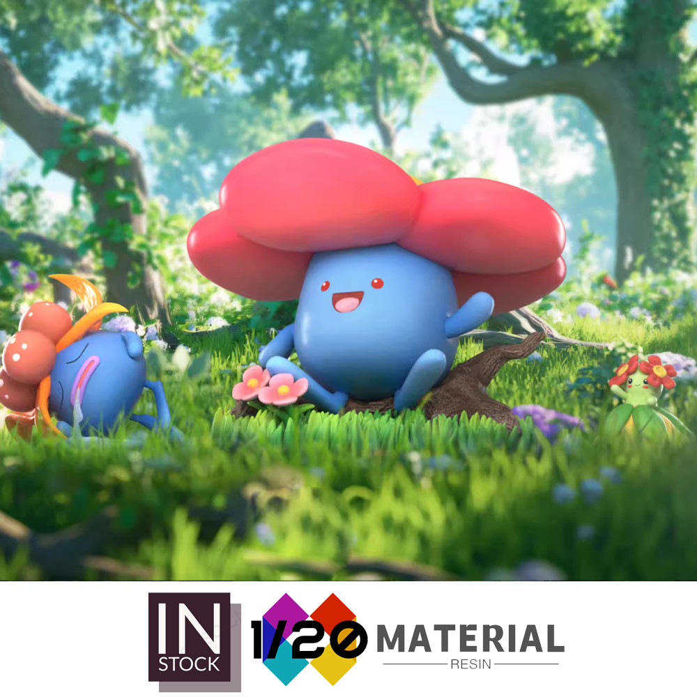 [In Stock]1/20 Resin Scale World [WONDER] – Bellossom & Gloom & Vileplume [Split RE-MENT]