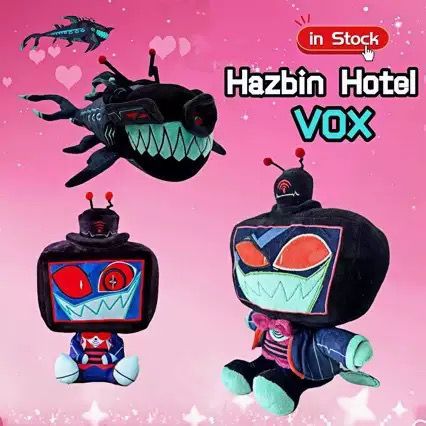  NEW Hazbin Hotel Plush Toys Funny Anime related Meranse Fan Hobby Collectibles Cartoon Plush Fans B