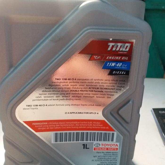 TMO oli diesel original 1liter PASS