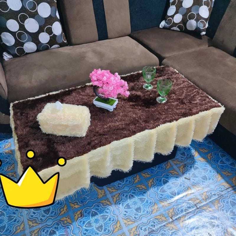 Staria55 - Taplak meja Ruang tamu Taplak meja rumbai kombinasi ruang tamu Taplak meja kaca ruang tam