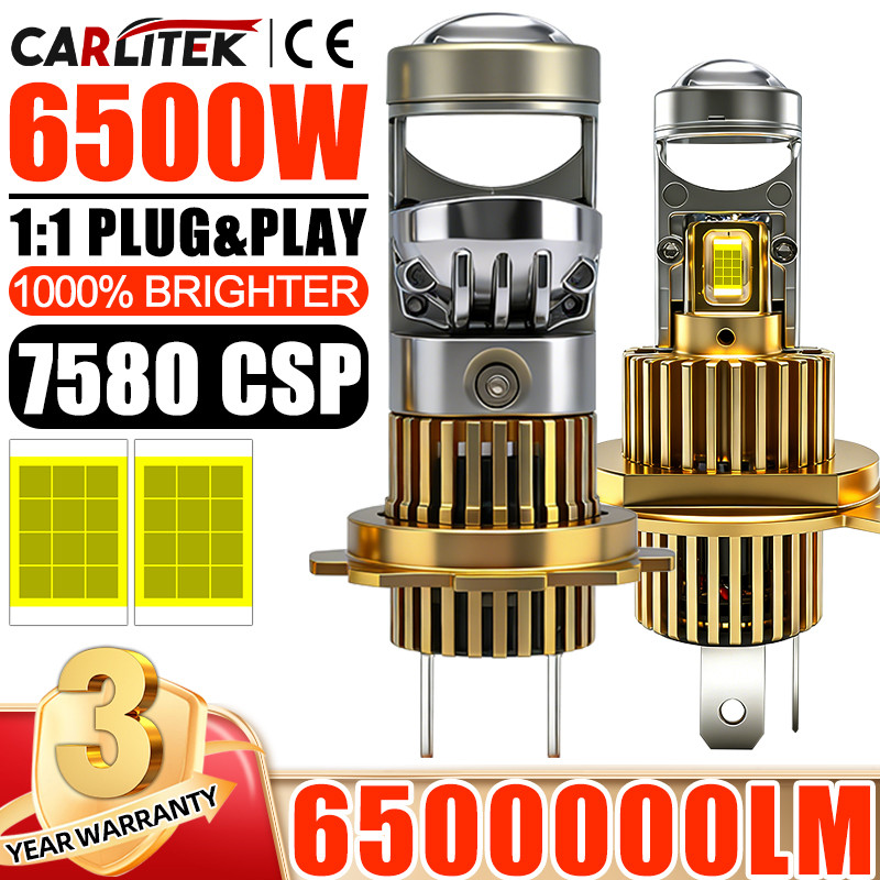 H7 H4 LED Laser Lens 1:1 Wireless LED Projector 9005 9006 HB3 H11 HB4 9012 Car Headlight Plug&Play M