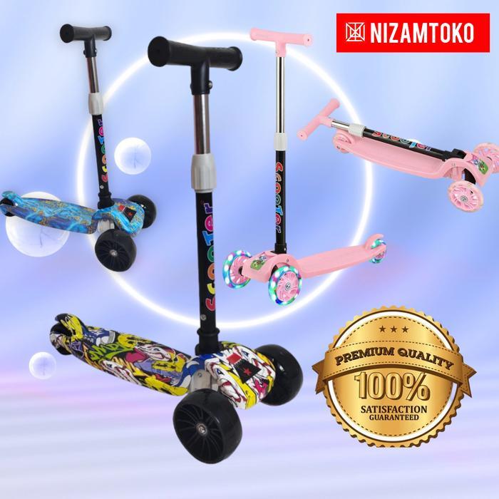 SCOOTER ANAK / SCOTER ANAK / SKUTER OTOPED ANAK MAINAN KESEIMBANGAN - PINK GRAVITY