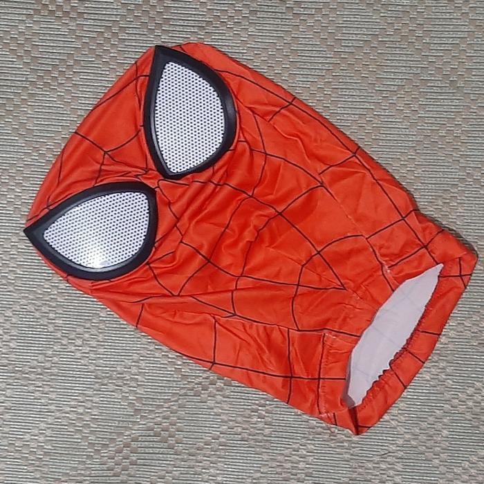 Topeng kostum cosplay spiderman mask kain superhero Anak dan Dewasa - ANAK HITAM