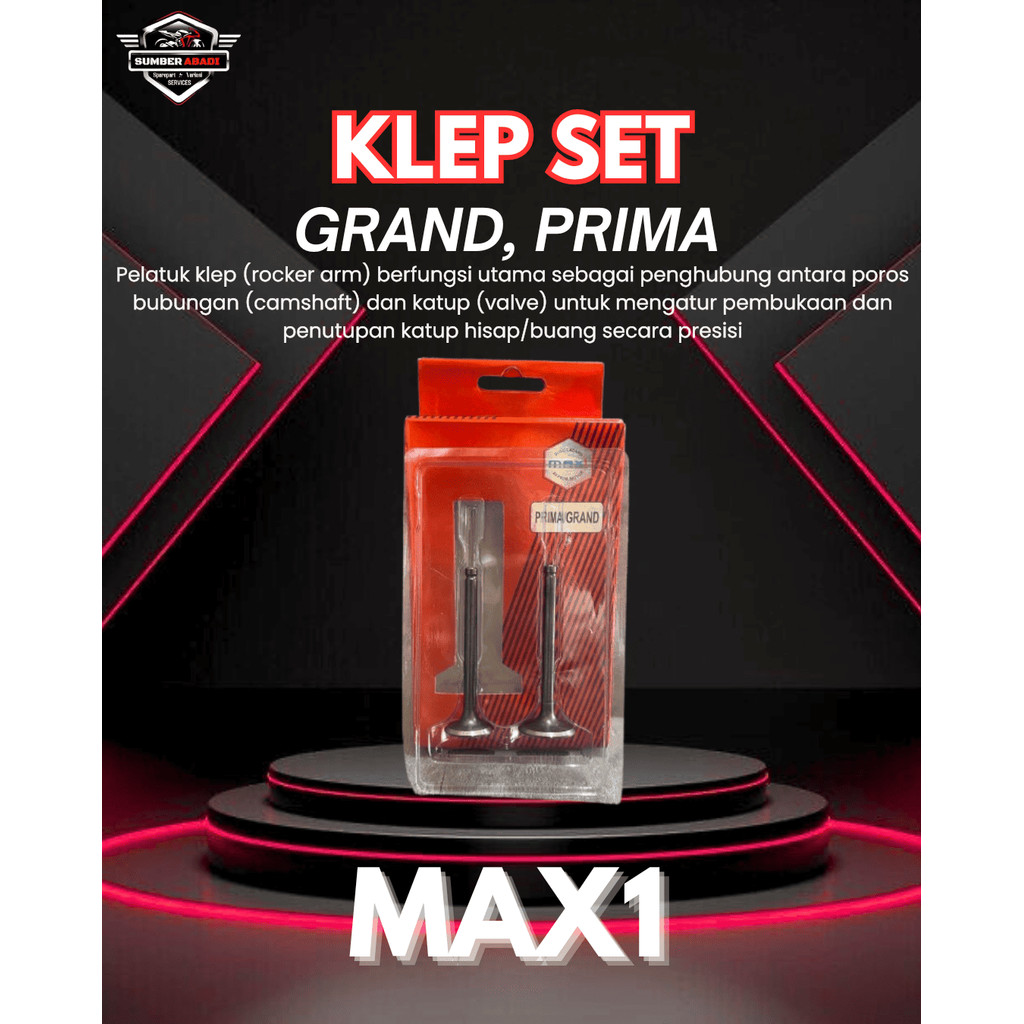 Max1 Klep Set Grand, Prima
